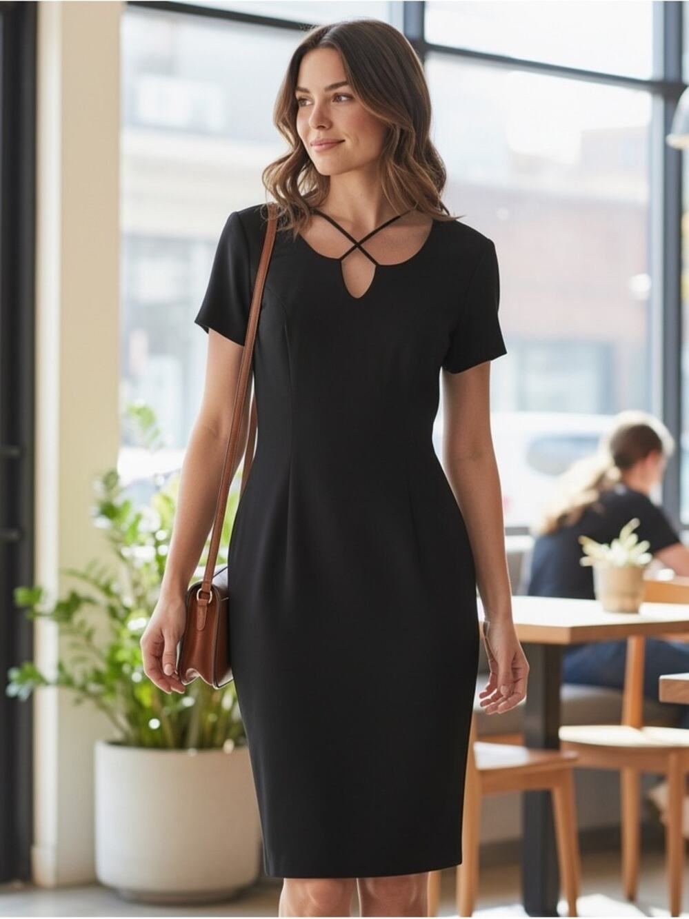 CDC EVENING Women’s 6 Black Dress